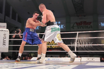 Łukasz Maciec - Almin Kovacevic Gala Wojak Boxing Night Racibórz 2012