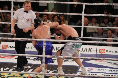 Łukasz Maciec - Almin Kovacevic Gala Wojak Boxing Night Racibórz 2012