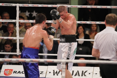 Łukasz Maciec - Almin Kovacevic Gala Wojak Boxing Night Racibórz 2012