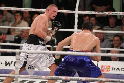 Łukasz Maciec - Almin Kovacevic Gala Wojak Boxing Night Racibórz 2012
