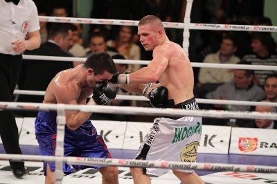 Łukasz Maciec - Almin Kovacevic Gala Wojak Boxing Night Racibórz 2012
