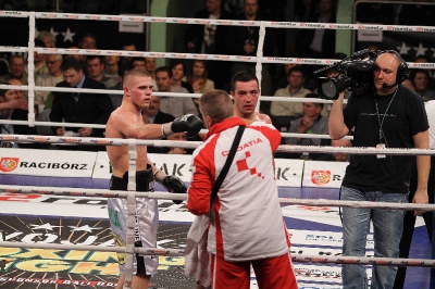 Łukasz Maciec - Almin Kovacevic Gala Wojak Boxing Night Racibórz 2012