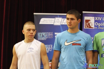 Armwrestling w XIV LO: Mężczyźni prawa ręka +70kg