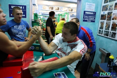 Łukasz Dobrzyński i Dawid Capała w KS Paco przygotowują się do mistrzostw świata w armwrestlingu