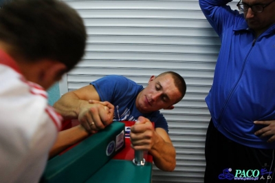 Łukasz Dobrzyński i Dawid Capała w KS Paco przygotowują się do mistrzostw świata w armwrestlingu