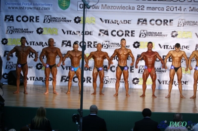 Kulturystyka mężczyzn : 70 kg Debiuty PZKFiTS Ostrów Mazowiecka 2014_3