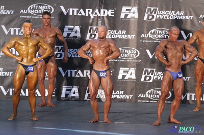 Kulturystyka mężczyzn 75 kg Debiuty 2012