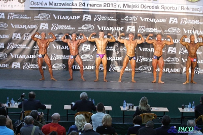 Kulturystyka mężczyzn 80 kg Debiuty 2012