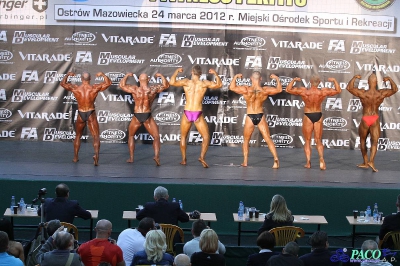 Kulturystyka mężczyzn 80 kg Debiuty 2012