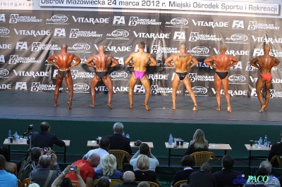 Kulturystyka mężczyzn 80 kg Debiuty 2012