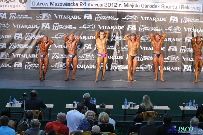 Kulturystyka mężczyzn 80 kg Debiuty 2012