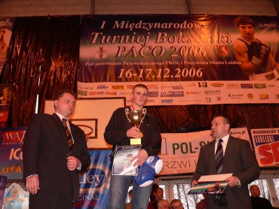 I Międzynarodowy Turniej Bokserski PACO 2006 NIEDZIELA