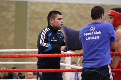 Mistrzostwa Okęgu Lubelskiego w Boksie 2012 : Kamil Latusek vs Cyprian Perepeczo