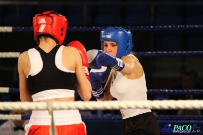 XIII MP Seniorek w Boksie Andrzejewska Anna Gwardia Łódź vs Bogoń Paulina PTB Tiger Tarnów 1:2