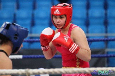 13. Mistrzostwa Polski Kobiet w Boksie - półfinał kat. 81 kg: Patrycja Woronowicz (Boxing Sokółka) - Anna Szpoton (Garda Karczew) 3:0