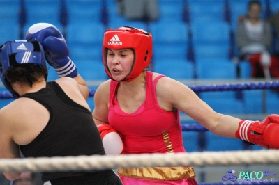 13. Mistrzostwa Polski Kobiet w Boksie - półfinał kat. 81 kg: Patrycja Woronowicz (Boxing Sokółka) - Anna Szpoton (Garda Karczew) 3:0