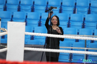 13. Mistrzostwa Polski Kobiet w Boksie - półfinał kat. 81 kg: Patrycja Woronowicz (Boxing Sokółka) - Anna Szpoton (Garda Karczew) 3:0