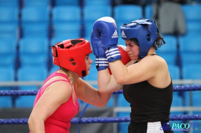 13. Mistrzostwa Polski Kobiet w Boksie - półfinał kat. 81 kg: Patrycja Woronowicz (Boxing Sokółka) - Anna Szpoton (Garda Karczew) 3:0