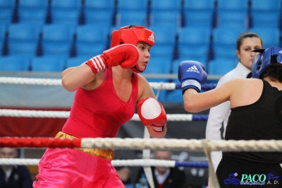 13. Mistrzostwa Polski Kobiet w Boksie - półfinał kat. 81 kg: Patrycja Woronowicz (Boxing Sokółka) - Anna Szpoton (Garda Karczew) 3:0