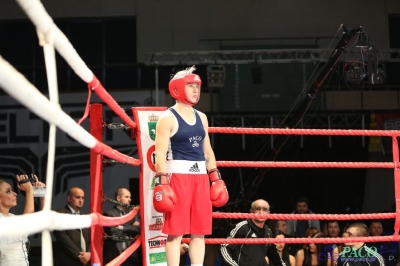 IV GALA SPORTÓW WALKI: Karolina MICHALCZUK (Paco Lublin) - Jadwiga STAŃCZAK (Carbo Gliwice) - Chełm 25.10.14r_9