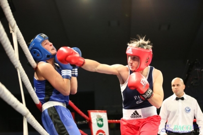 IV GALA SPORTÓW WALKI: Karolina MICHALCZUK (Paco Lublin) - Jadwiga STAŃCZAK (Carbo Gliwice) - Chełm 25.10.14r_15