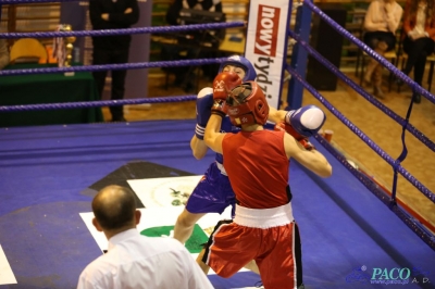 Towarzyski Mecz Bokserski - MKS II LO Chełm vs Klub Sportowy Paco: Piotr Jędrzejewski nieznacznie lepszy od Dawida Cieszyńskiego_11