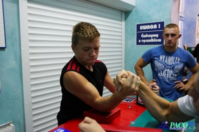 Łukasz Dobrzyński i Dawid Capała w KS Paco przygotowują się do mistrzostw świata w armwrestlingu