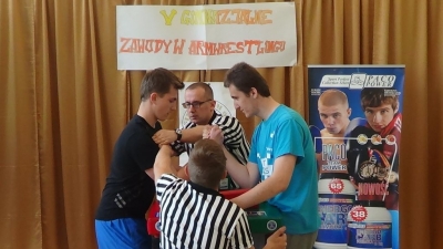 V międzygimnazjalne zawody w siłowaniu na ręce Lublin 13.05.2014_13