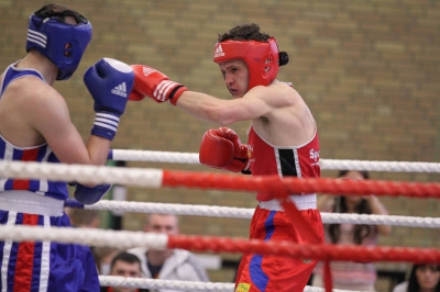 Mistrzostwa Okęgu Lubelskiego w Boksie 2012 : Kamil Latusek vs Cyprian Perepeczo