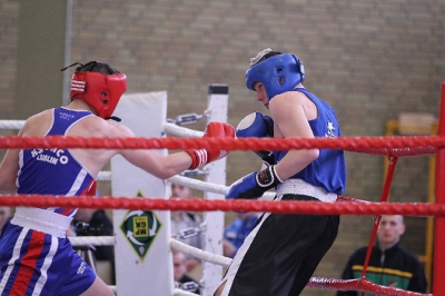 Mistrzostwa Okęgu Lubelskiego w Boksie - Puławy 2012 : Tomasz Kąkol - Karol Rogalski
