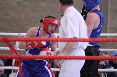 Mistrzostwa Okęgu Lubelskiego w Boksie - Puławy 2012 : Tomasz Kąkol - Karol Rogalski