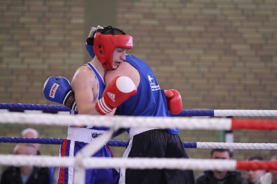 Mistrzostwa Okęgu Lubelskiego w Boksie - Puławy 2012 : Tomasz Kąkol - Karol Rogalski