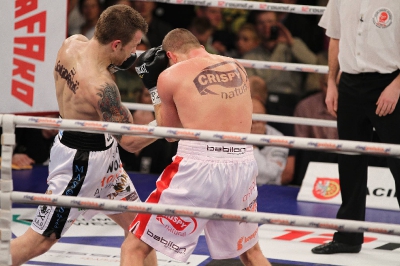 Walka Damiana Jonaka z Sebastianem Skrzypczyńskim Racibórz 2012