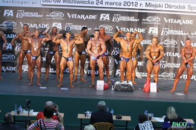 Kulturystyka mężczyzn 90 kg Debiuty 2012