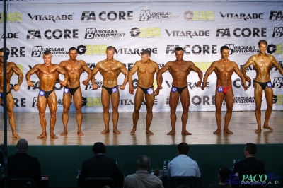 Kulturystyka mężczyzn ; 75 kg Debiuty PZKFiTS Ostrów Mazowiecka 2014_66