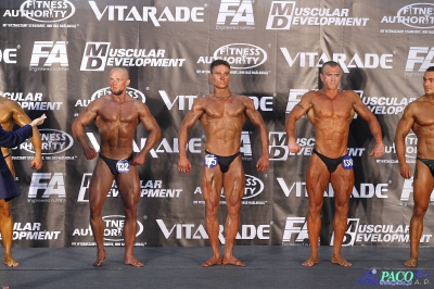 Kulturystyka mężczyzn 75 kg Debiuty 2012