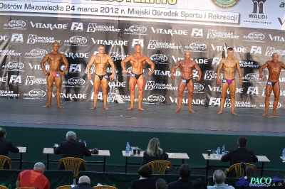 Kulturystyka mężczyzn 80 kg Debiuty 2012