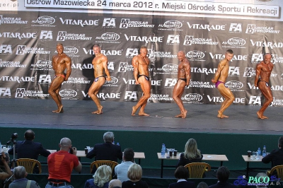 Kulturystyka mężczyzn 80 kg Debiuty 2012