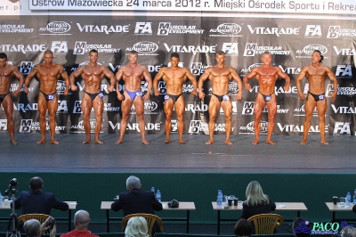 Kulturystyka mężczyzn 90 kg Debiuty 2012