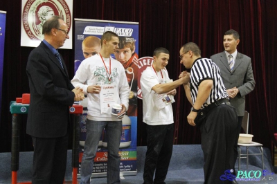 Armwrestling w XIV LO: Mężczyźni prawa ręka do 70kg