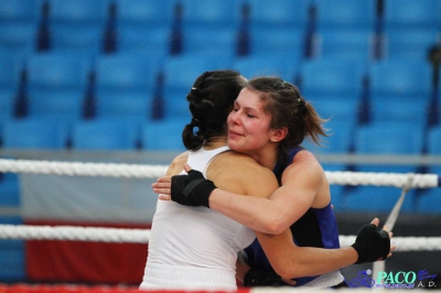 13. Mistrzostwa Polski Kobiet w Boksie - półfinał kat. 60 kg: Karolina Graczyk (Copacabana Konin) - Natalia Kowalska (Carbo Gliwice) KO-B 1. runda