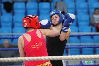 13. Mistrzostwa Polski Kobiet w Boksie - półfinał kat. 81 kg: Patrycja Woronowicz (Boxing Sokółka) - Anna Szpoton (Garda Karczew) 3:0