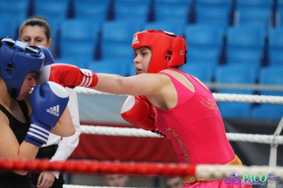 13. Mistrzostwa Polski Kobiet w Boksie - półfinał kat. 81 kg: Patrycja Woronowicz (Boxing Sokółka) - Anna Szpoton (Garda Karczew) 3:0