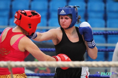 13. Mistrzostwa Polski Kobiet w Boksie - półfinał kat. 81 kg: Patrycja Woronowicz (Boxing Sokółka) - Anna Szpoton (Garda Karczew) 3:0