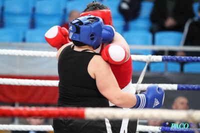 Finał 13. MP seniorek kat +81 kg: Sylwia Kusiak - Marlena Gawrońska