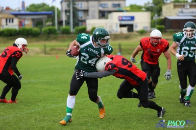 PLFA I: Tytani Lublin - Mustangs Płock 13:12