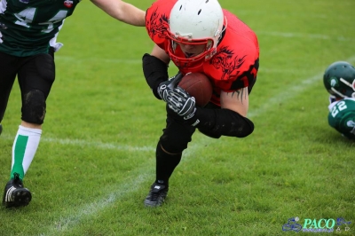 PLFA I: Tytani Lublin - Mustangs Płock 13:12