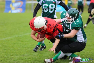 PLFA I: Tytani Lublin - Mustangs Płock 13:12