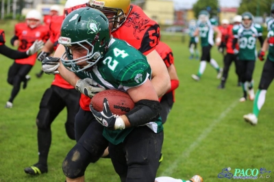 PLFA I: Tytani Lublin - Mustangs Płock 13:12