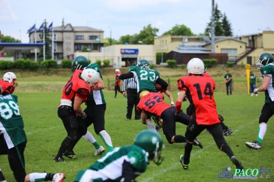 PLFA I: Tytani Lublin - Mustangs Płock 13:12